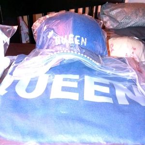 Women hats and matching shirt